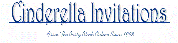 Cinderella Invitations